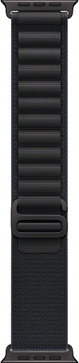Apple Watch Ultra 3 49 мм, корпус из натурального титана, ремешок Alpine черного цвета, размер L